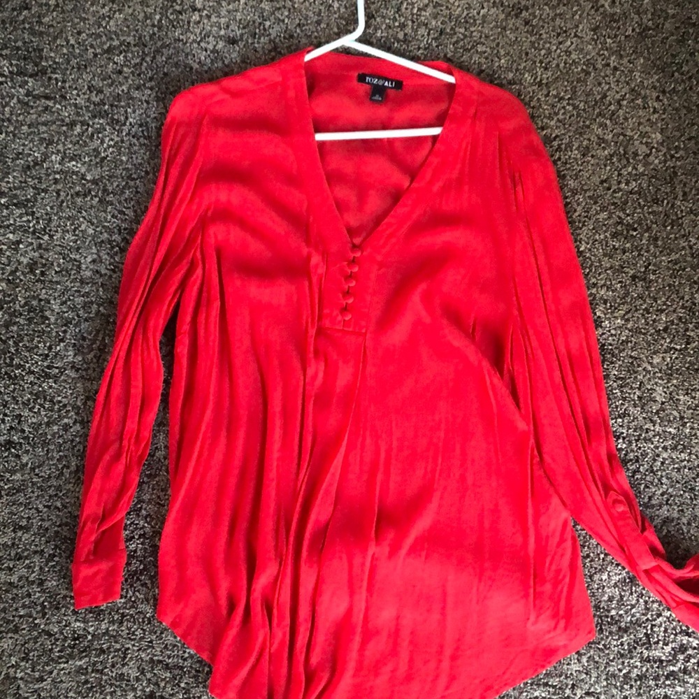 Women’s red blouse